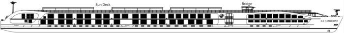 Ship Interior & Deck Plans on S.S. Catherine